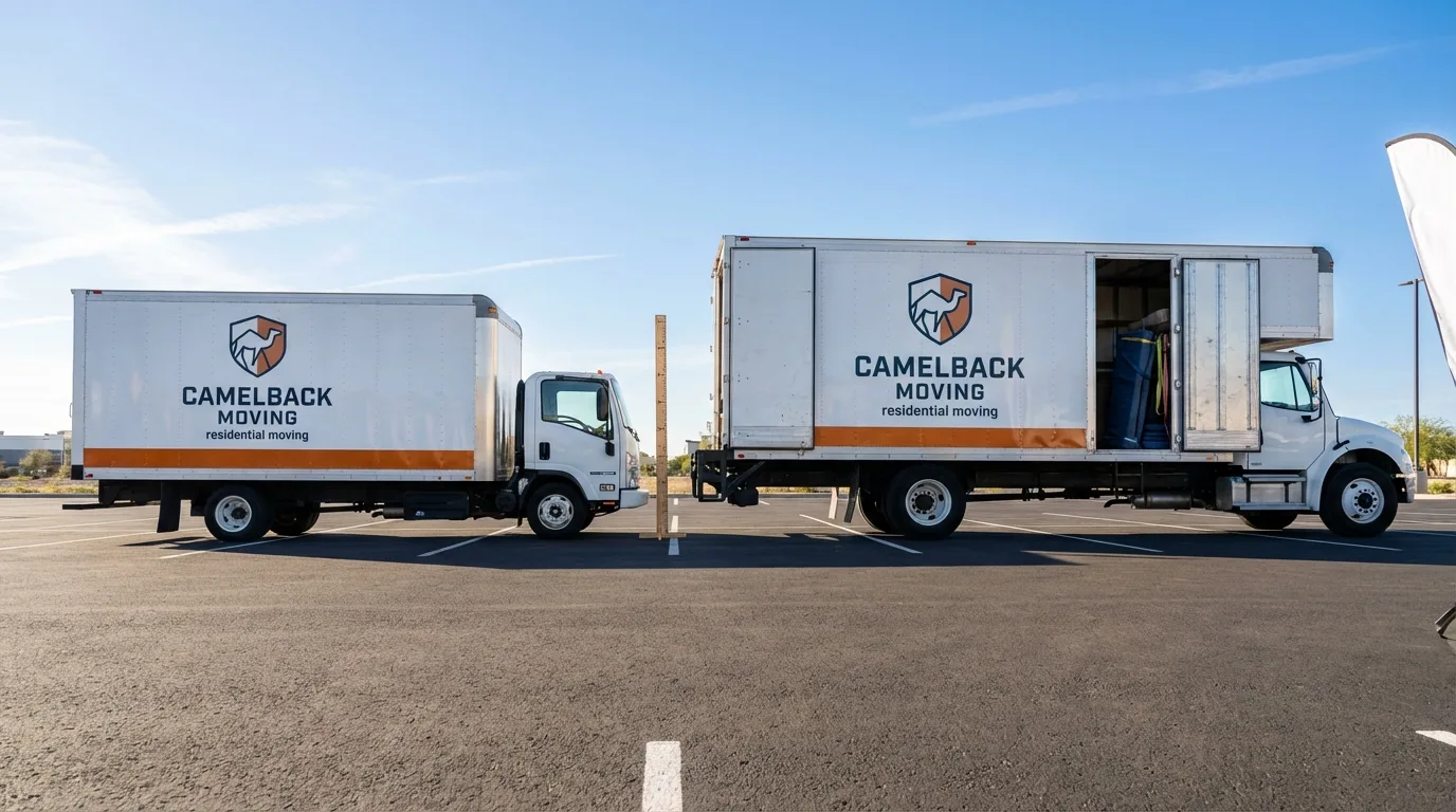 Moving truck size capacity guide in Benkelman